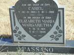 PASSANO Carel 1913-1989 & Elizabeth Maria Margaretha 1914-1998