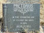 PRETORIUS Jacob Petrus 1913-1978