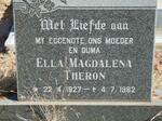 THERON Ella Magdalena 1927-1982