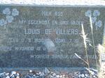 VILLIERS Louis, de 1890-1958