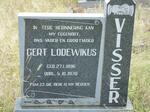 VISSER Gert Lodewikus 1896-1970