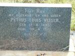 VISSER Petrus Louis 1895-1972