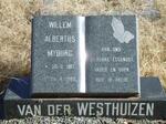 WESTHUIZEN Willem Albertus Myburg, van der 1917-1980