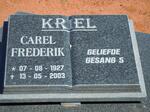 KRIEL Carel Frederik 1927-2003