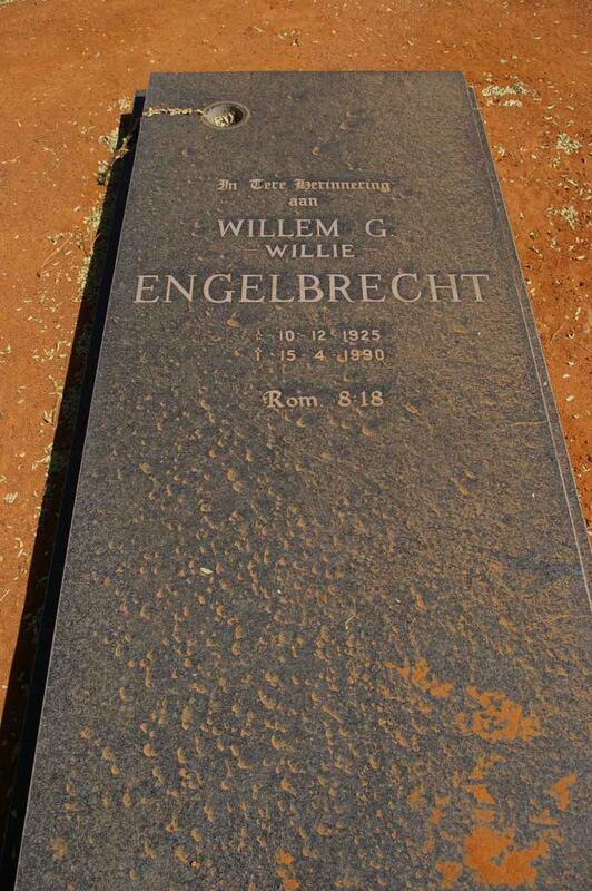 ENGELBRECHT Willem G. 1925-1990