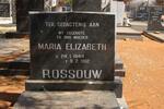 ROSSOUW Maria Elizabeth 1944-1982