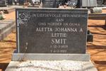 SMIT Aletta Johanna A. 1909-1989