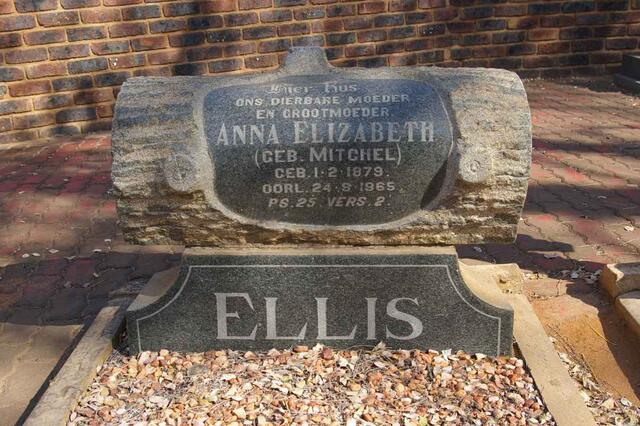 ELLIS Anna Elizabeth nee MITCHEL 1879-1965