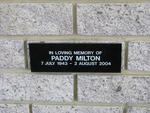 MILTON Paddy 1943-2004