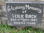 BIRCH Leslie -1987