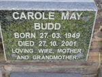 BUDD Carole May 1949-2001