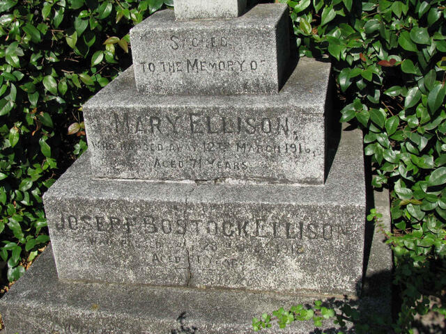 ELLISON Joseph Bostock -1918 & Mary -1916