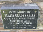 KELLY Elaine Gladys 1921-2003