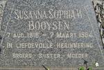 BOOYSEN Susanna Sophia W. 1918-1964