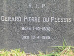 PLESSIS Gerard Pierre, du 1908-1965