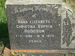 HODGSON Anna Elizabeth Christina Sophia 1892-1974