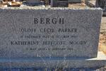 BERGH Oloff Cecil Parker 1923-1980 & Katherine Jeffcott MOODY 1928-2005