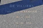 VILLIERS Michael Alexander, de 1948-1994