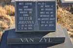 ZYL Hester Johanna, van 1928-1995