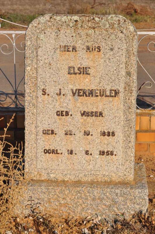VERMEULEN Elsie S.J. nee VISSER 1888-1958
