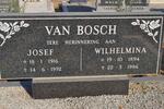 BOSCH Josef, van 1916-1992 & Wilhelmina 1894-1986