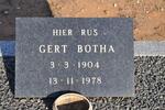 BOTHA Gert 1904-1978