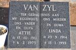 ZYL Attie, van 1911-1975 & Linda 1914-1993