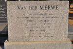 MERWE Willem, van der 1917-1997 & Helena 1921-1975