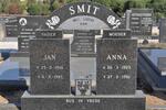 SMIT Jan 1916-1987 & Anna 1923-1981