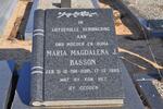 BASSON Maria Magdalena J. 1911-1993