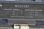 MOSTERT Johannes Albertus 1924-1985 & Aletta Catherina 1928-2009