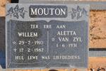 MOUTON Willem 1910-1987 & Aletta VAN ZYL 1931-