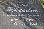 RHEEDER Andries Ockert Ignatius 1972-2002