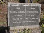 FERREIRA Meeding 1869-1951 & Hester WAGNER 1876-1951
