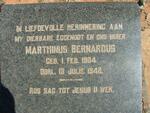 BILJON Marthinus Bernardus, van 1904-1948