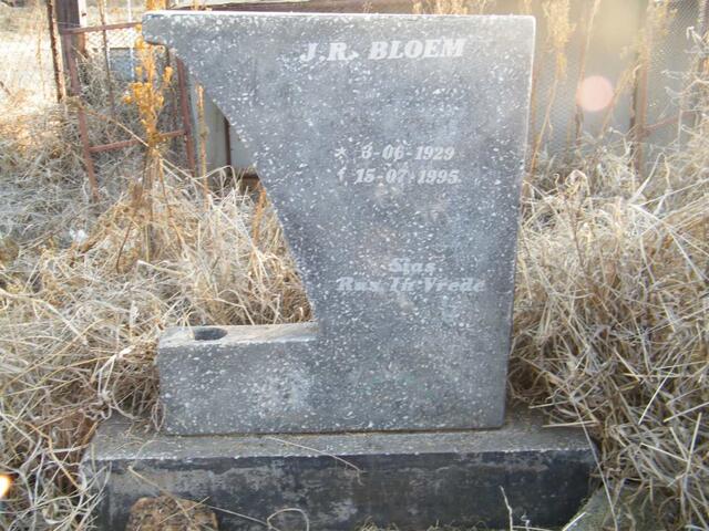BLOEM J.R. 1929-1995