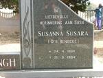 HATTINGH Susanna Susara nee BENEKE 1904-1984