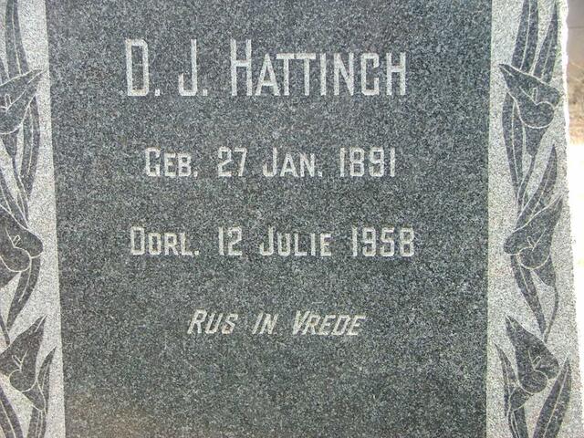 HATTINGH D.J. 1891-1958