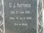 HATTINGH D.J. 1891-1958