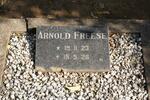FREESE Arnold 1923-1926