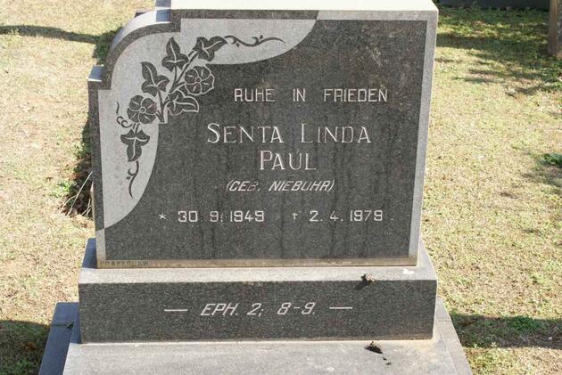 PAUL Senta Linda nee NIEBUHR 1949-1979