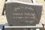 TORLAGE Harold 1902-1972