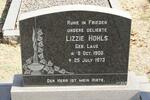 HOHLS Lizzie nee LAUE 1900-1973