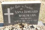 WORTMANN Anna Irmgard nee MEYER 1915-1998