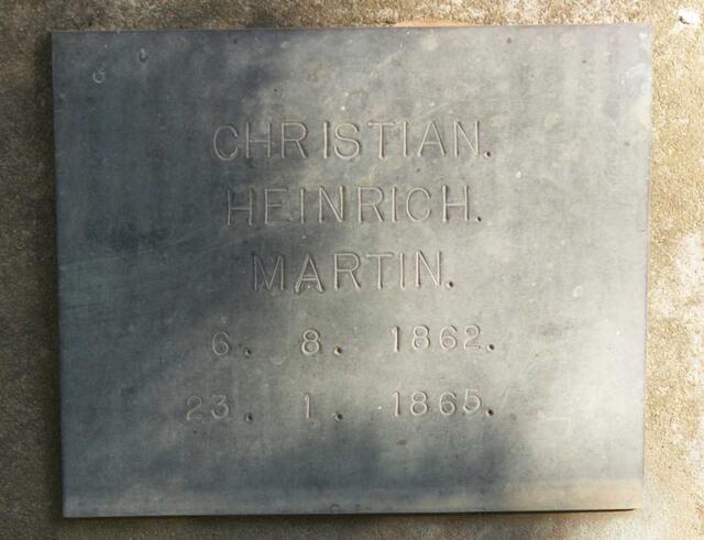 MARTIN Christian Heinrich 1862-1865