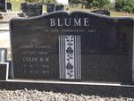 BLUME Colin D.H. 1934-1979
