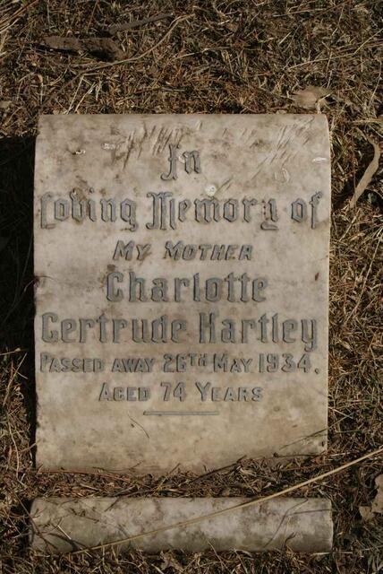HARTLEY Charlotte Gertrude -1934