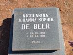 BEER Nicolasina Johanna Sophia, de 1893-1989