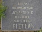 PIETERS Johannes P. 1891-1955