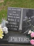 PIETERS Maria E.S. 1934-1999